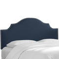 Navy Linen California King Headboard U26744