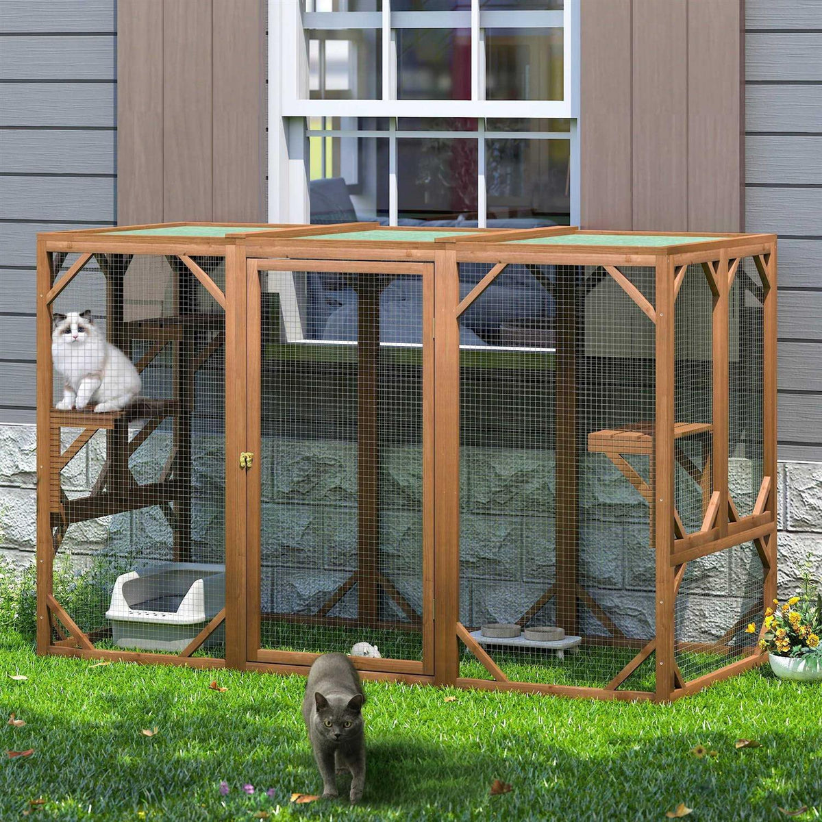 Outdoor Cat House Enclosure Catio X917688