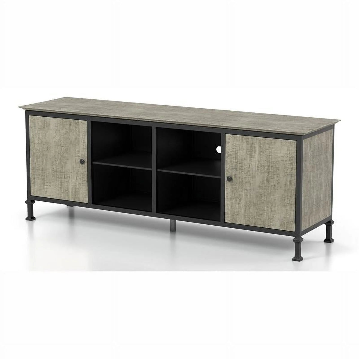 Industrial Wood 72-Inch TV Stand G6954