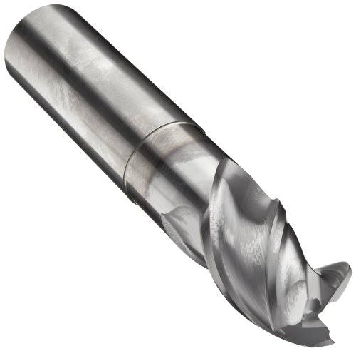 Carbide Corner Radius End Mill, TiCN Finish, 3-Flute Q32275