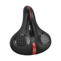 Black and Red Bike Saddle A2800