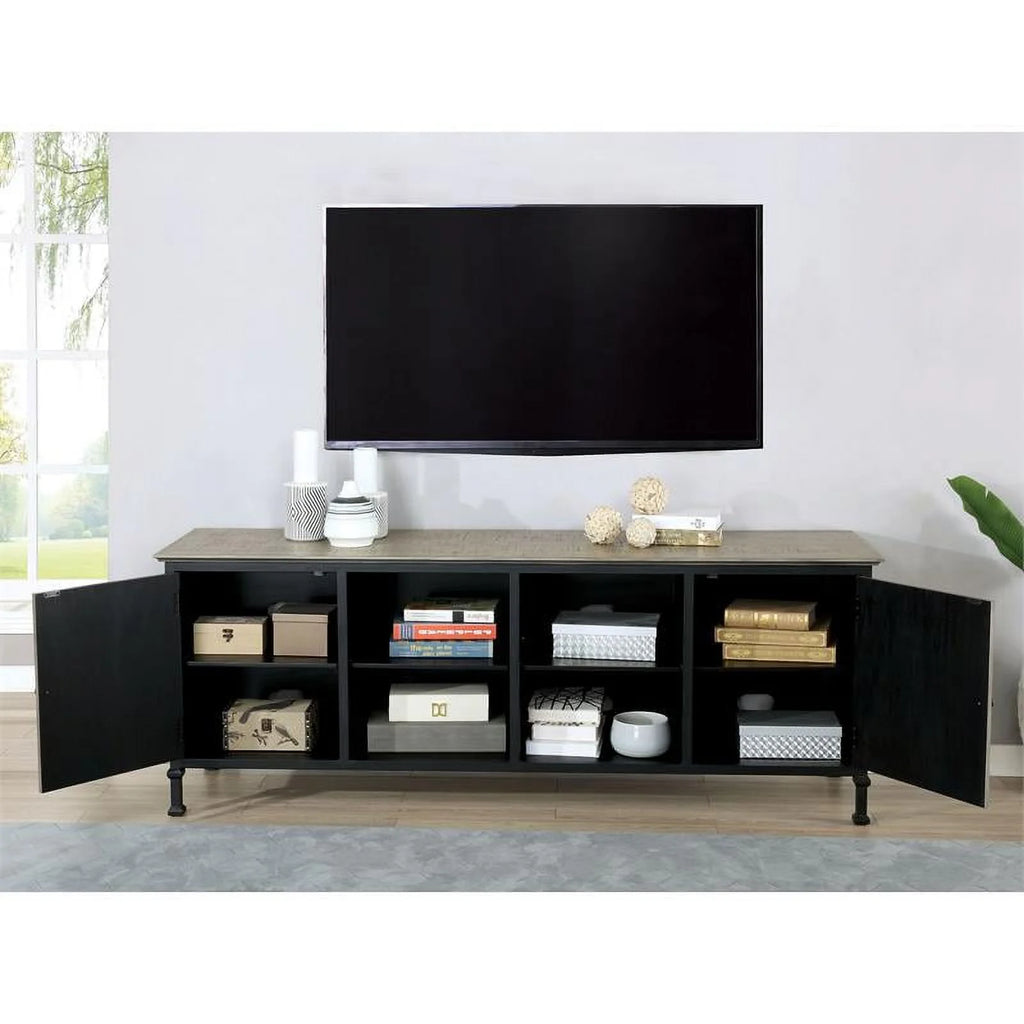 Industrial Wood 72-Inch TV Stand G6954