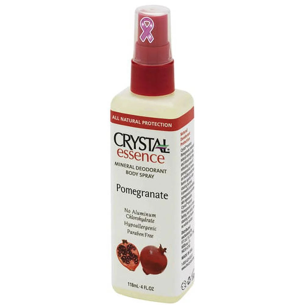 Pomegranate Mineral Deodorant Body Spray 4 Oz 6 Pack D1051