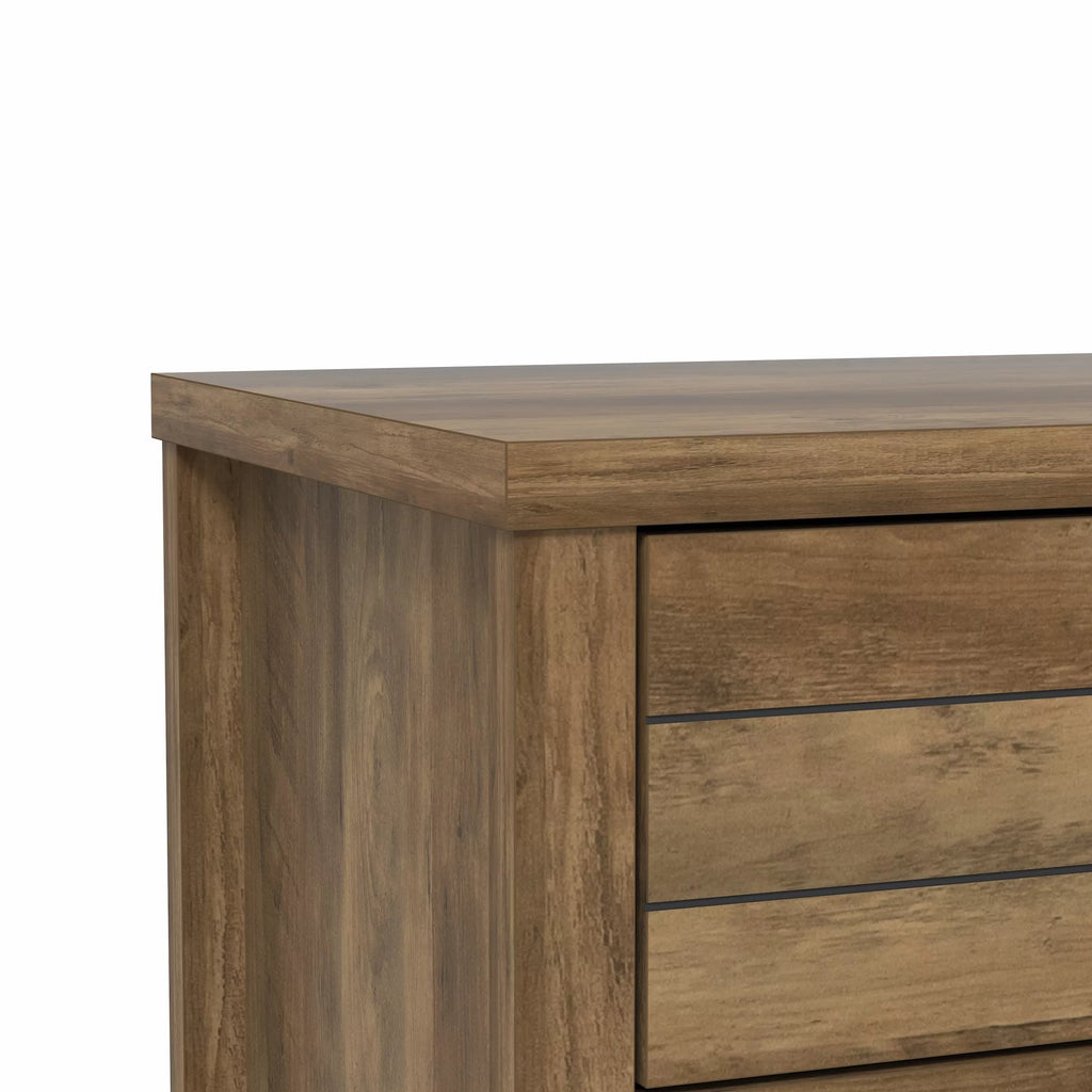 Gray & Oak 4-Drawer Dresser Z46275