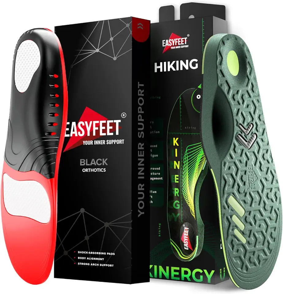 Anti-Fatigue High Arch Support Insoles for Plantar Fasciitis Flat Feet Size XL F4830