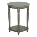 Wood Side Table with USB Port W703692