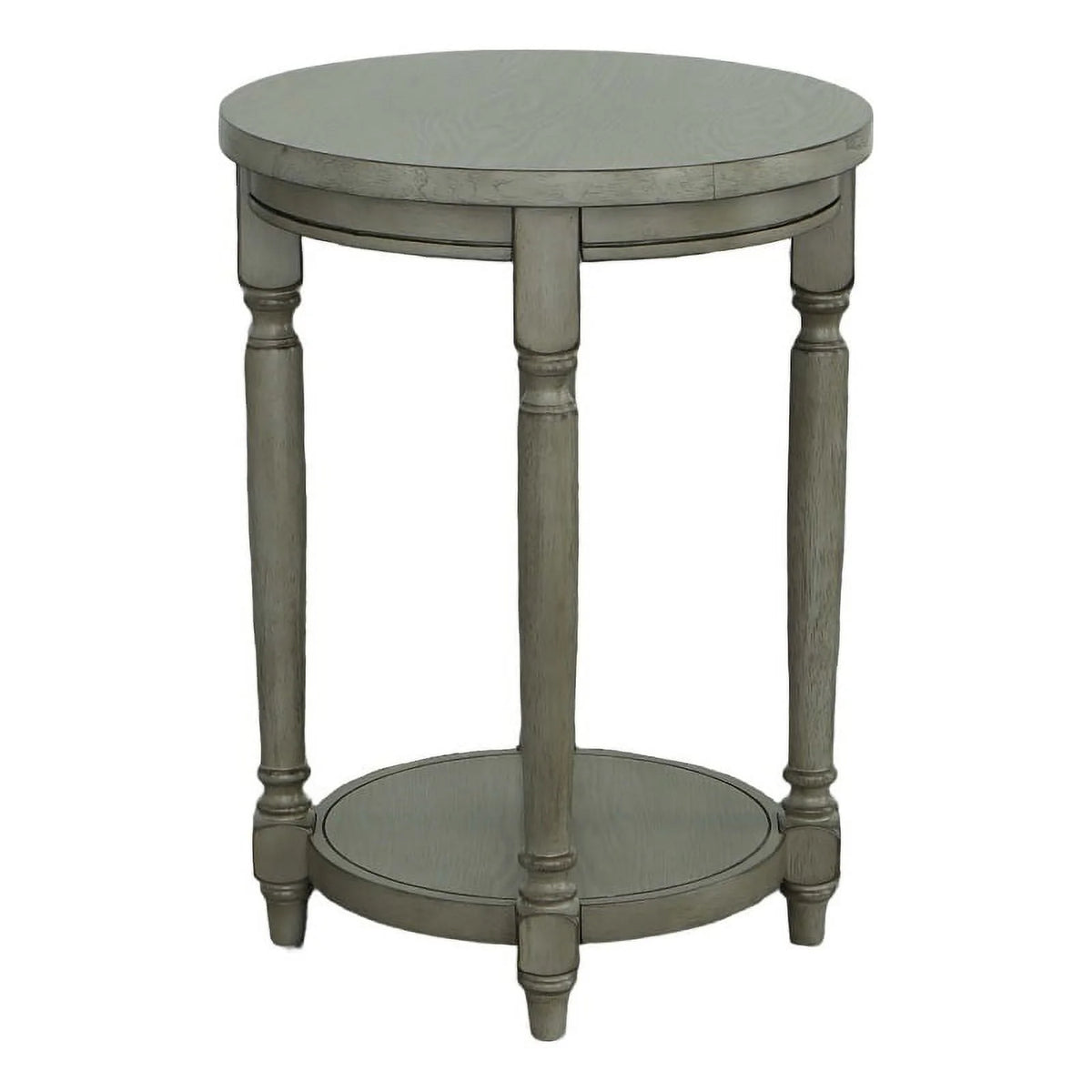 Wood Side Table with USB Port W703692