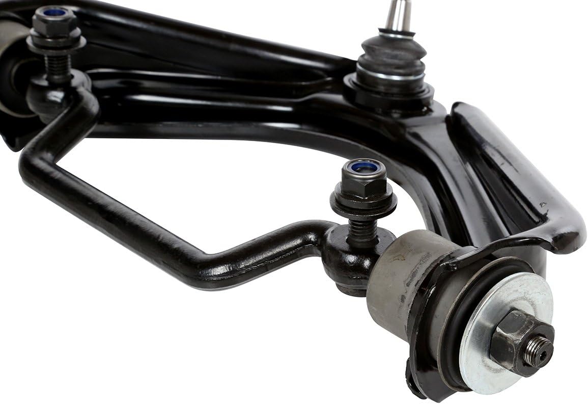 Pair of 2 Front Upper Suspension Control Arm and Ball Joint Assembly with Bushing E1714