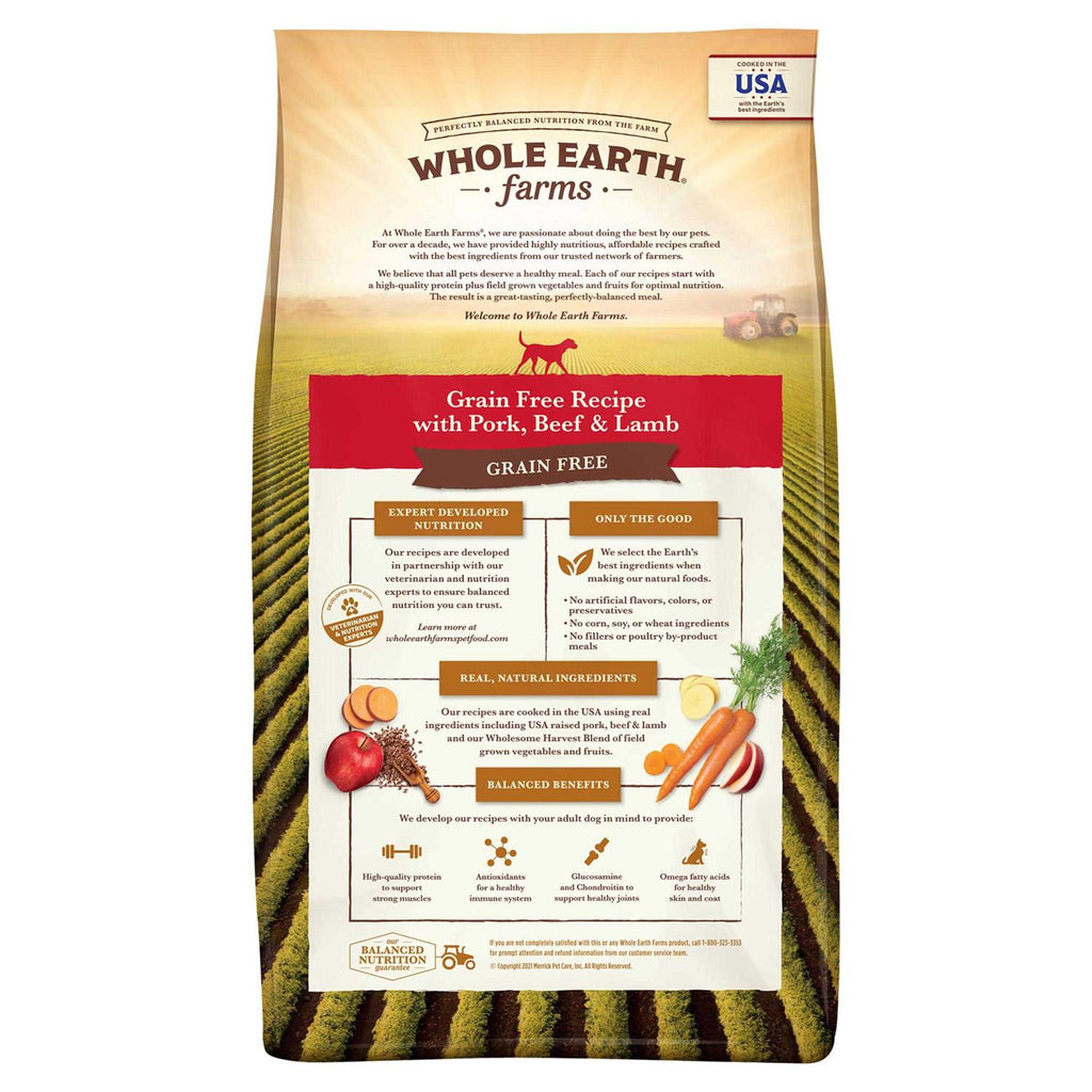 Grain Free Pork Beef & Lamb Recipe Dry Dog Food Y313111