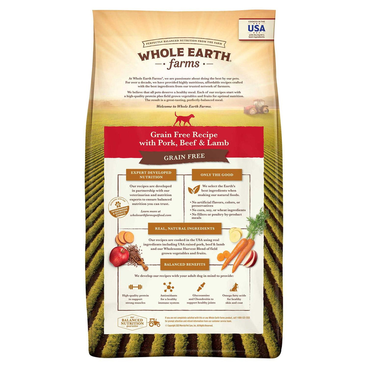 Grain Free Pork Beef & Lamb Recipe Dry Dog Food Y313111