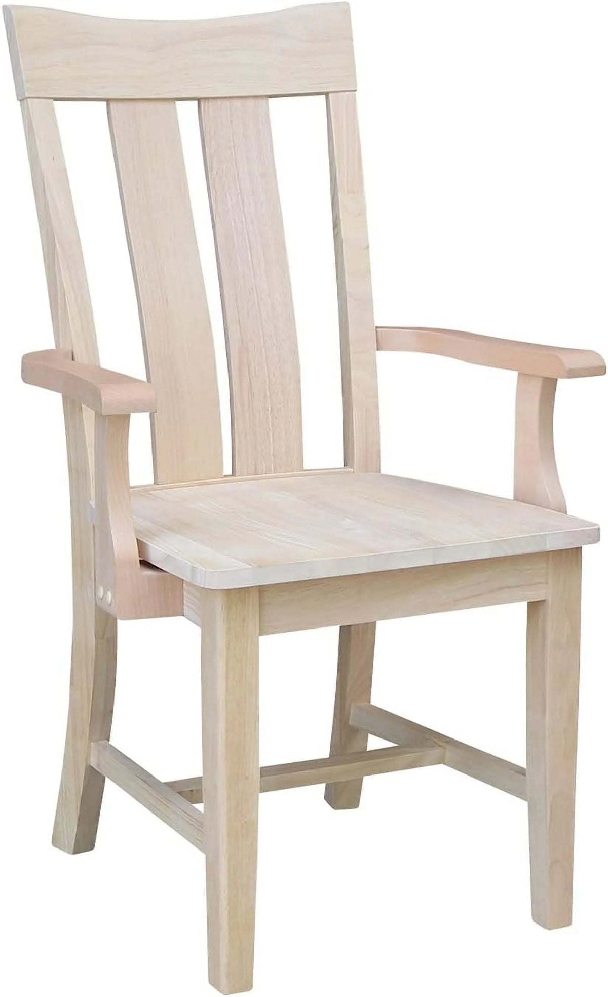 Unfinished Wood Arm Chair N22300