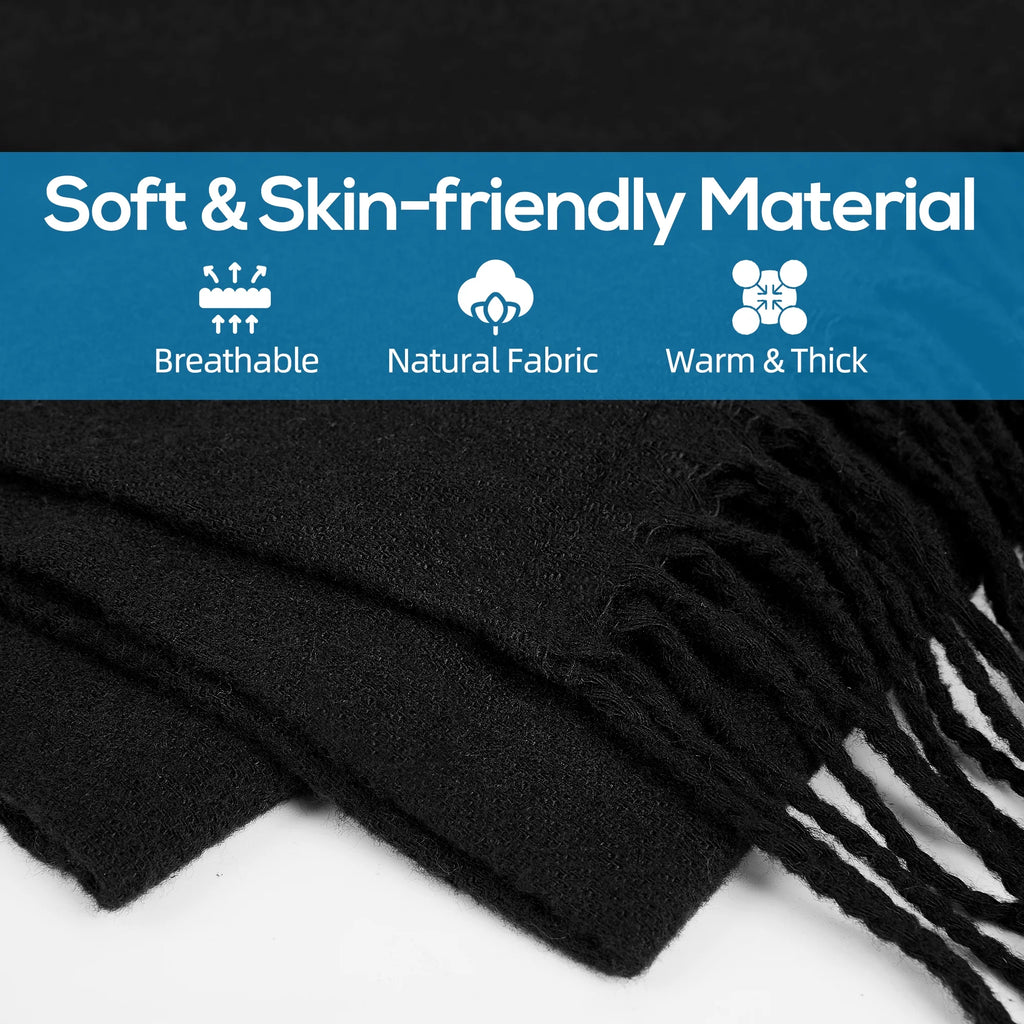 Heated Scarf Black Q297