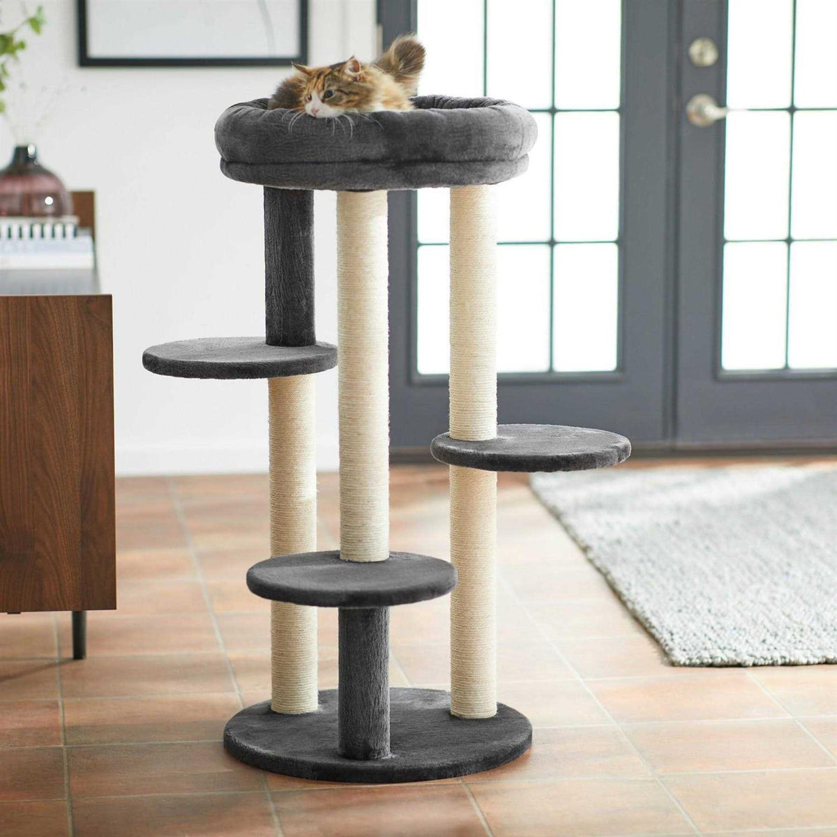 Faux Fur Cat Tree F48492