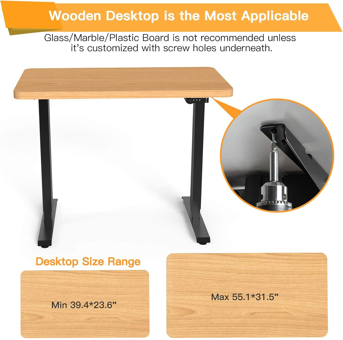 Electric Stand up Desk Frame Height Adjustable Sit Stand Desk Frame Z5144