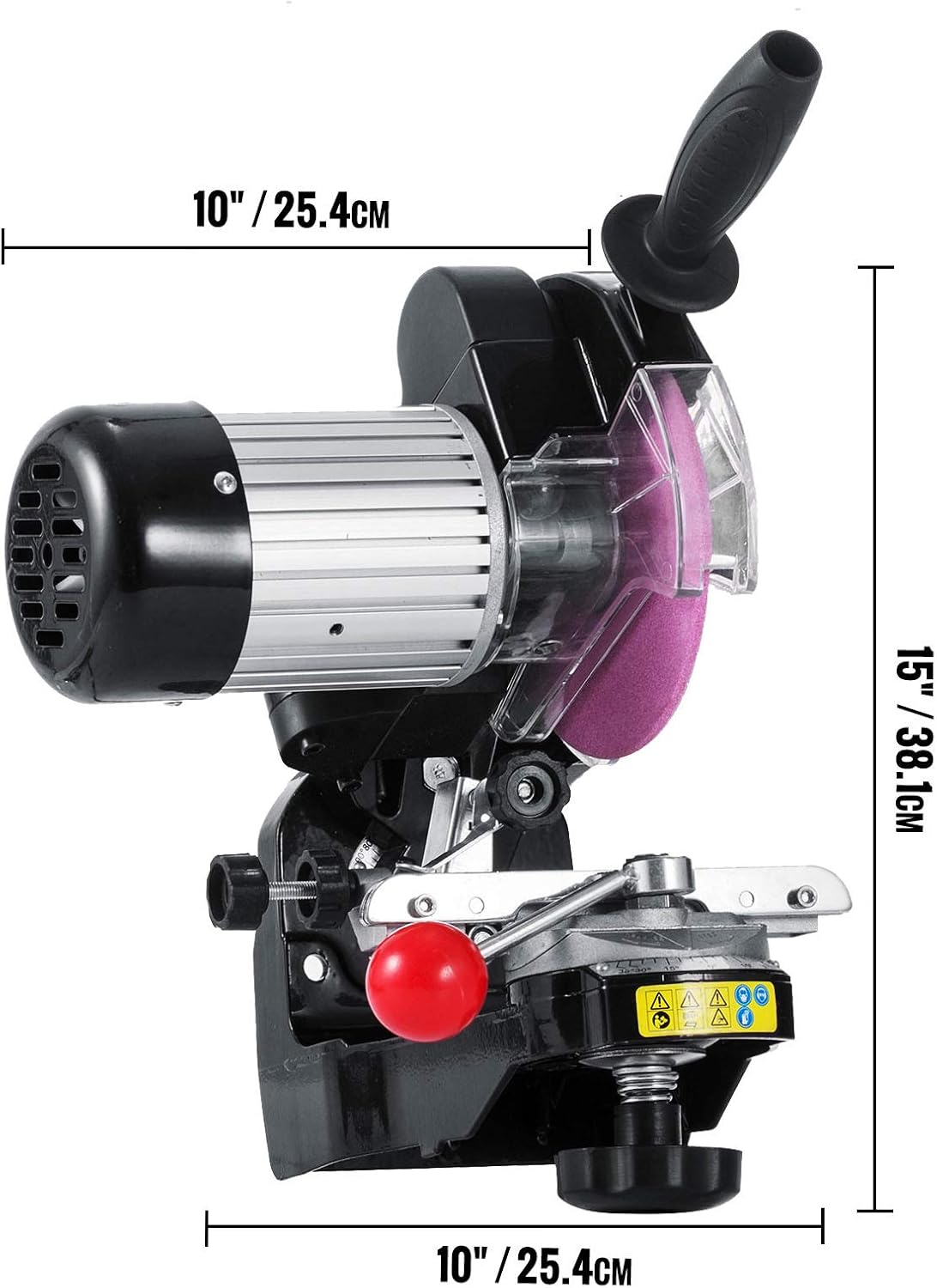 Chainsaw Sharpener 230W Multi-Angle Adjustable Chain Grinder 3000RPM Electric for 1/4" to 2/5" Chains L3118