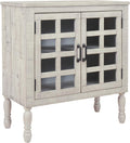 White Accent Cabinet Y9141