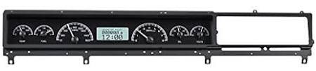 Analog Dash Gauges System Kit Silver Alloy Red L299489