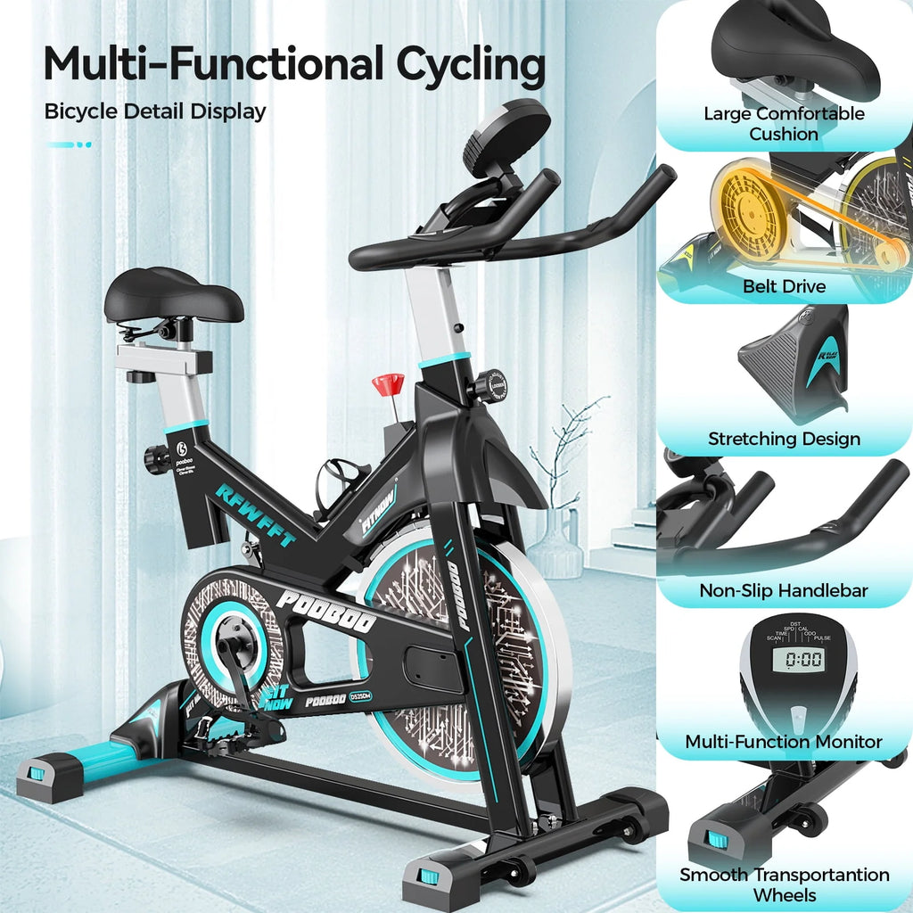 Adjustable Magnetic Resistance Indoor Exercise Bike L692