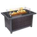 Propane Fire Pit Table with Wind Guard C387316