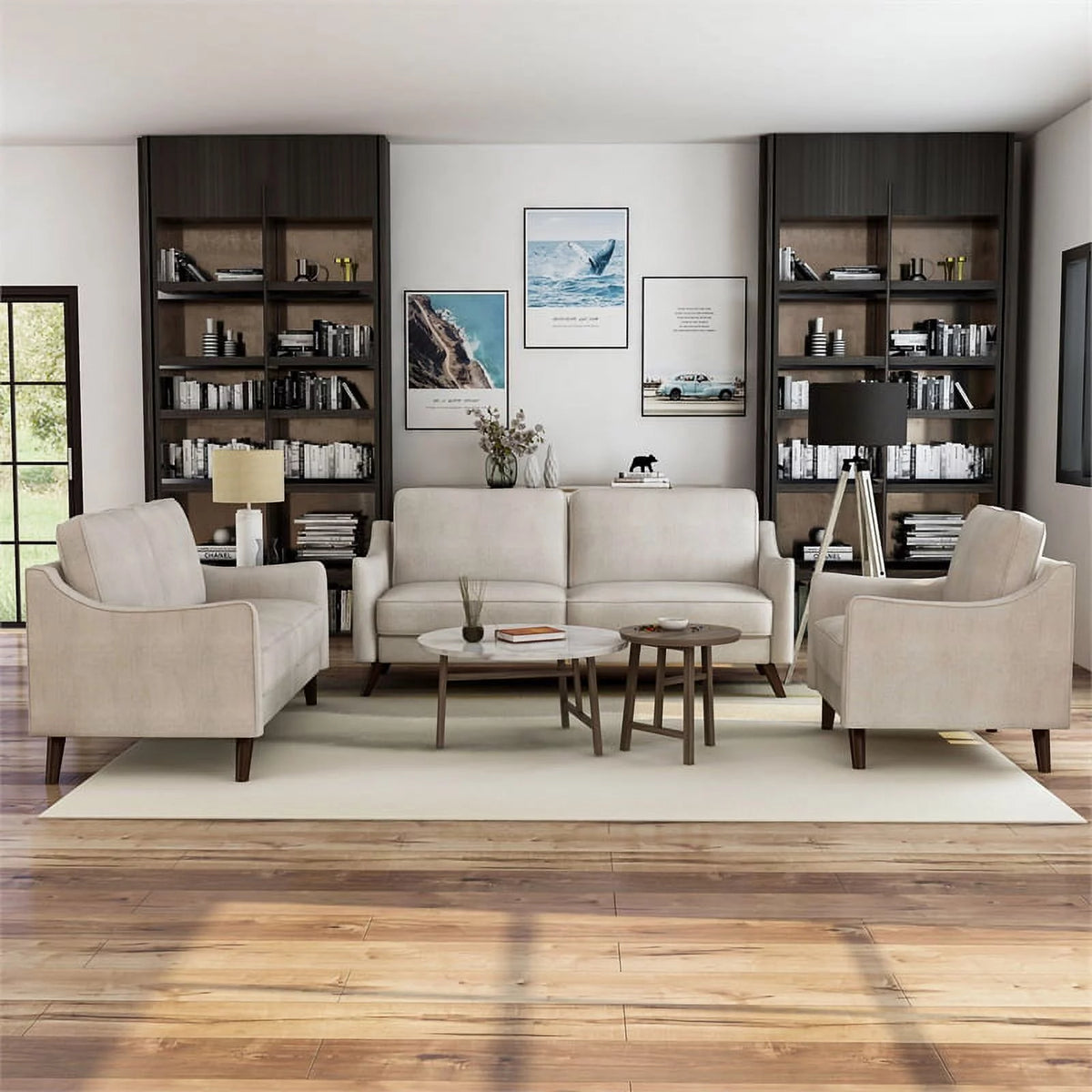 Chenille 3-Piece Sofa Set H432099