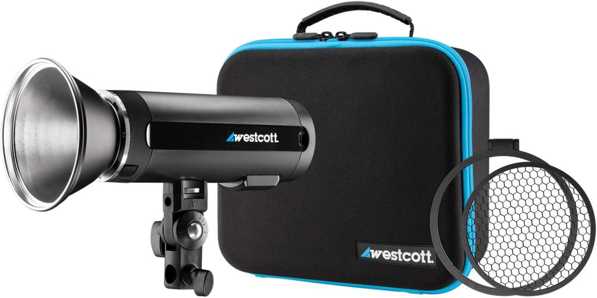 200Ws Strobe Light with 64GB SD Card and Backdrop Boards Bundle (3 Items) N46587