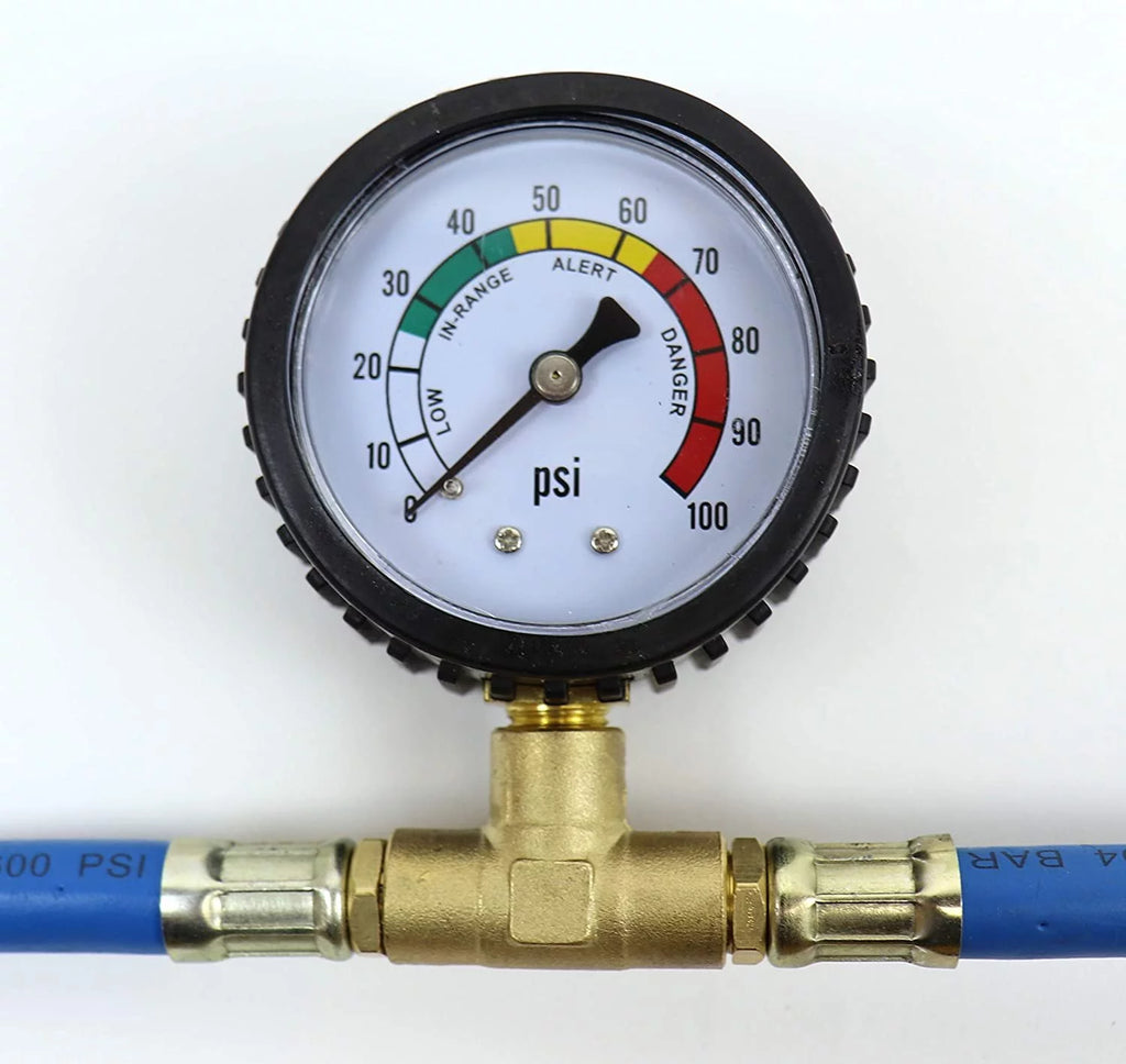8oz HFO-R1234yf Refrigerant 2 Cans & Brass Can Tap with Gauge H46853