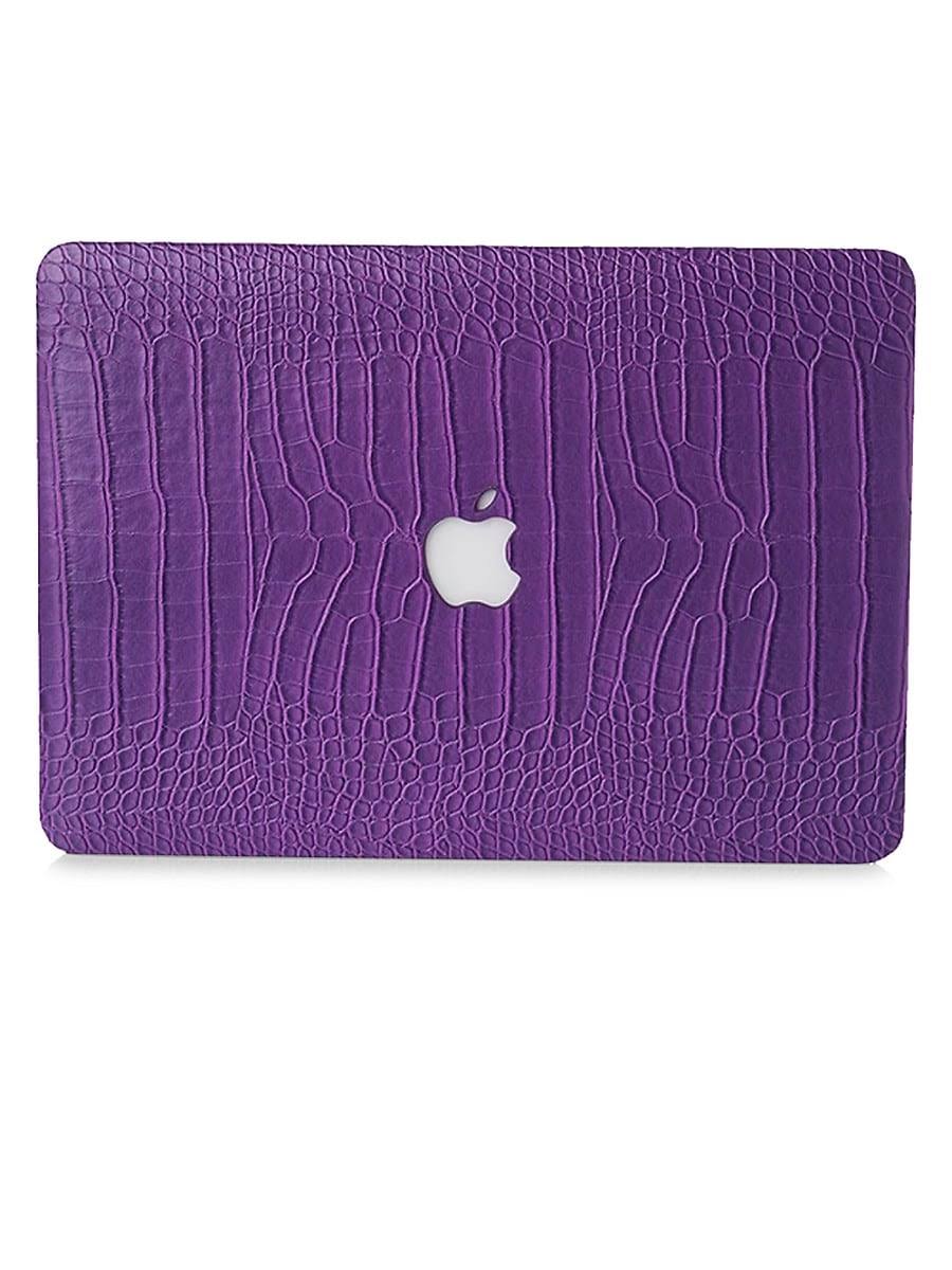 Faux Crocodile MacBook Case - Plum N37900
