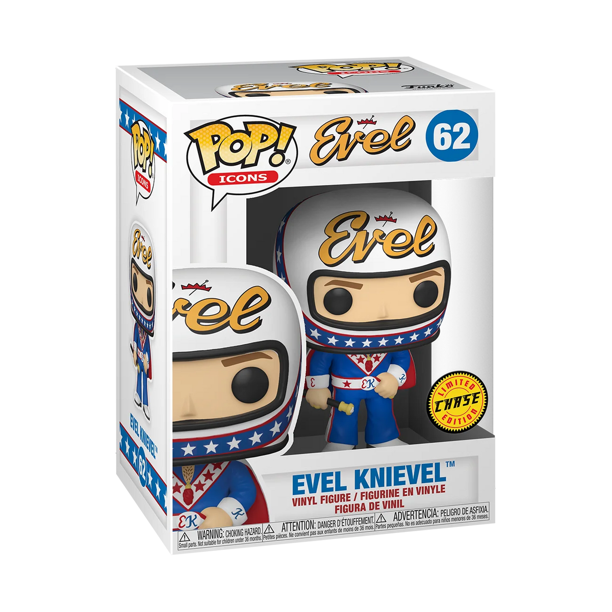 Evel Knievel Pop! Vinyl Figure with Chase B810774