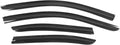 Slim Style Dark Smoke Tint Acrylic Rain Guard Wind Vent Air Deflector, Pack of 2 U34410