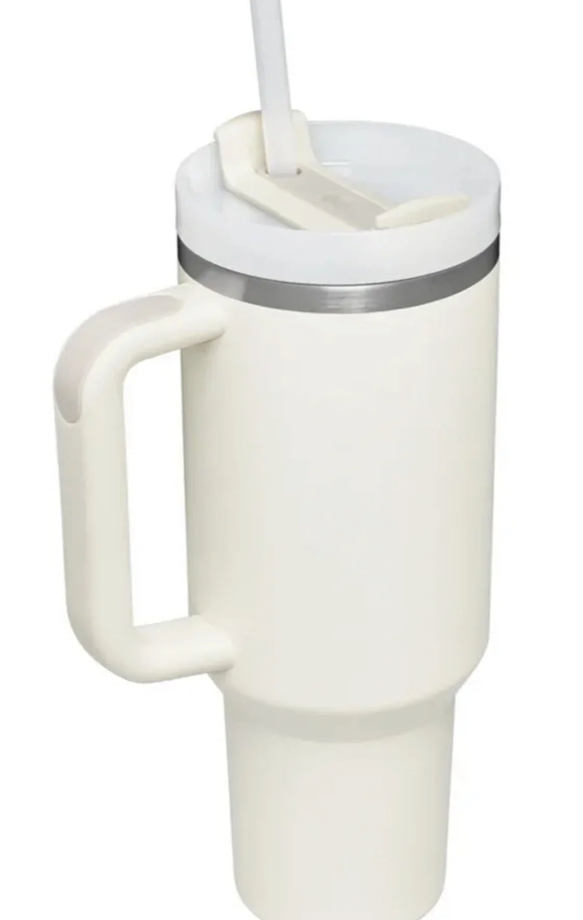 40oz Stainless Steel Tumbler Cream Q10346