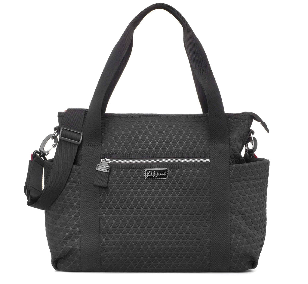 Black Scuba Diaper Bag Y479768