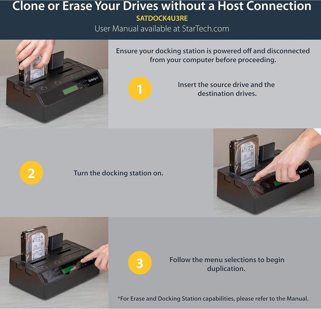 4 Bay USB 3.0 eSATA to SATA HDD Duplicator Dock S906258