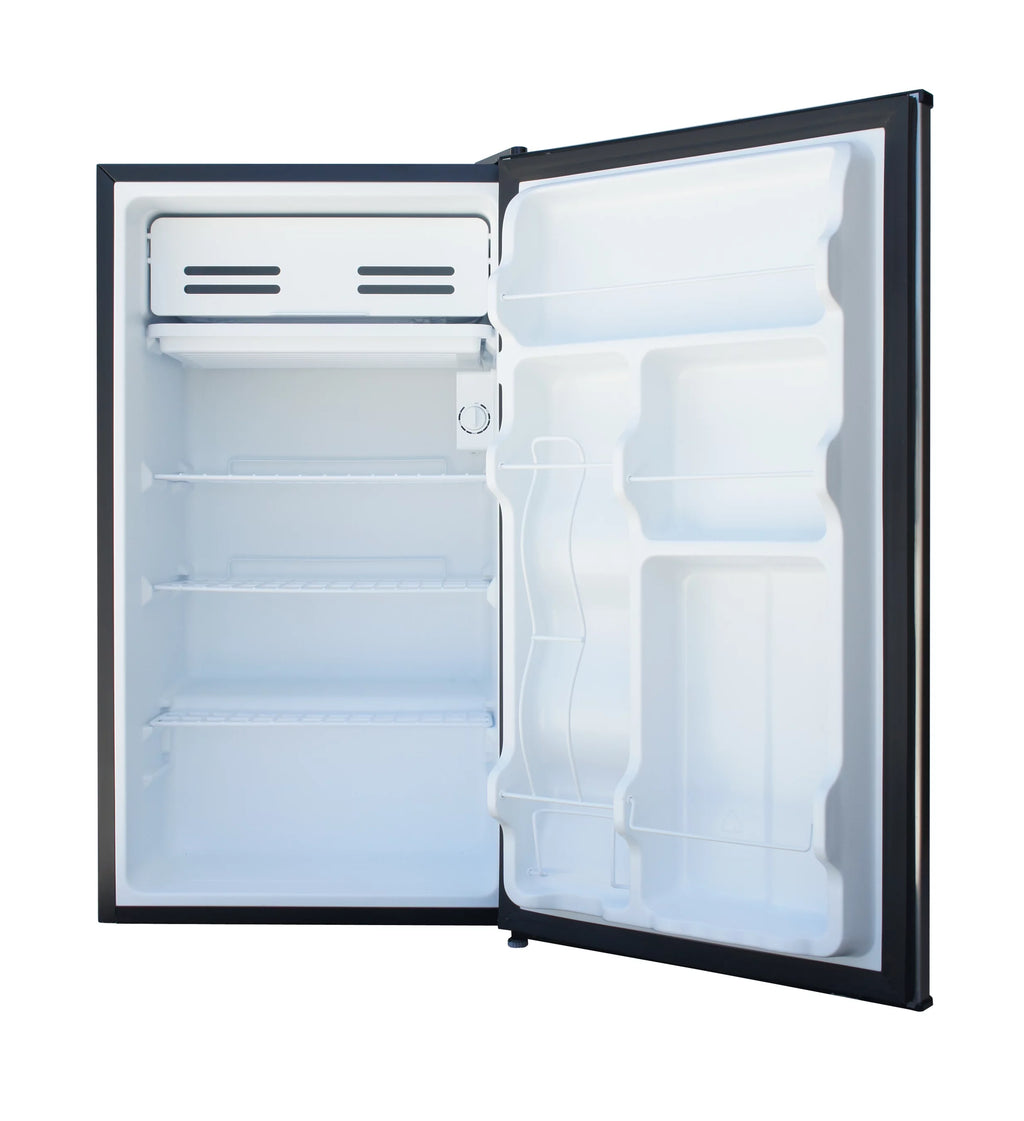 3.3 cu ft Double Door Stainless Steel Refrigerator G2635