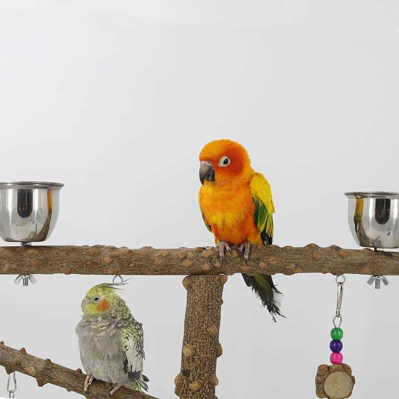 Wood Bird Perch Platform Stand P945431