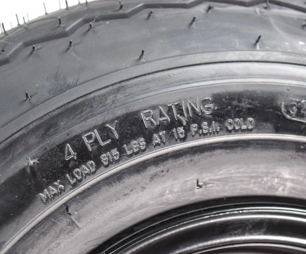 18x8.5-8 Golf Cart Tires & Black Wheels Set of 4 U87339