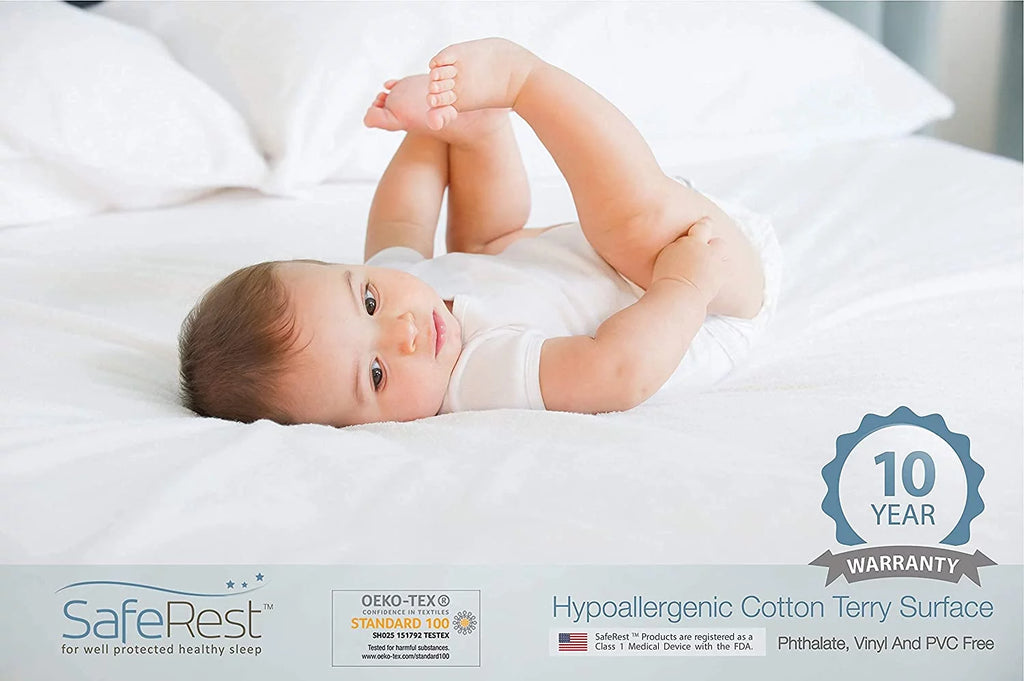 Hypoallergenic Waterproof Mattress Protector Twin XL S465
