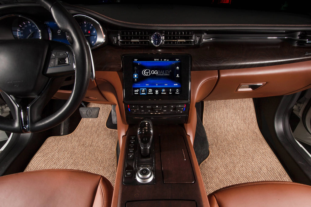 Beige Textile Car Mats K26242