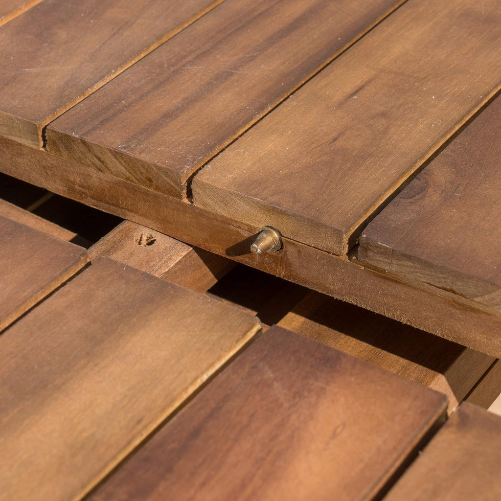 Teak Finish Acacia Wood Outdoor Dining Table K150