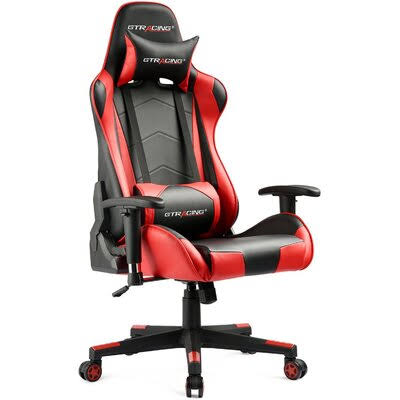 Red PC & Racing Game Chair H7230