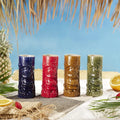 Ceramic Tiki Glasses Set Of 4 O6103