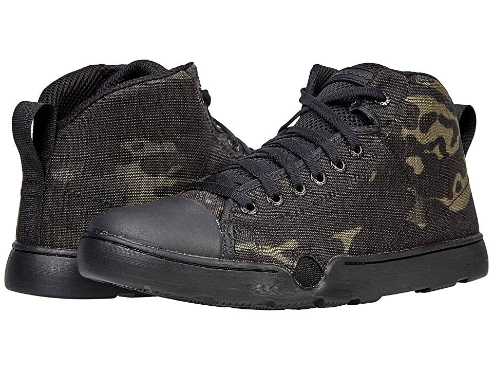 Black Multicam Wide Mid Maritime Assault Shoes X507388
