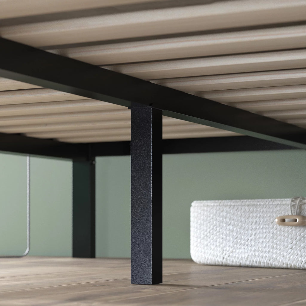Queen Metal Platform Bed Frame with Headboard H472842