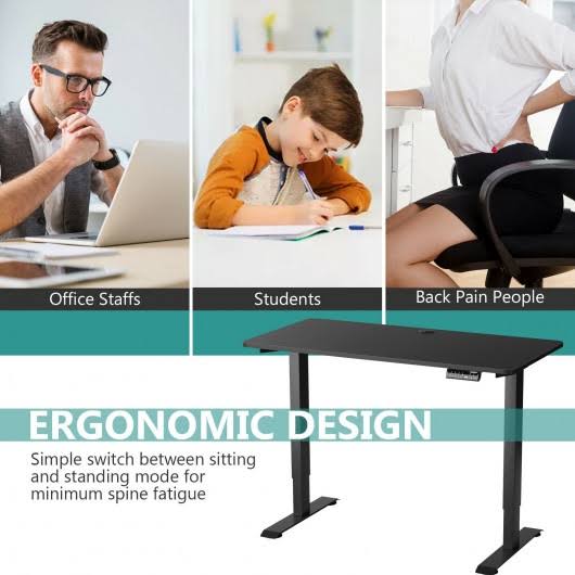 Electric Height Adjustable Standing Desk with Memory Controller S11574
