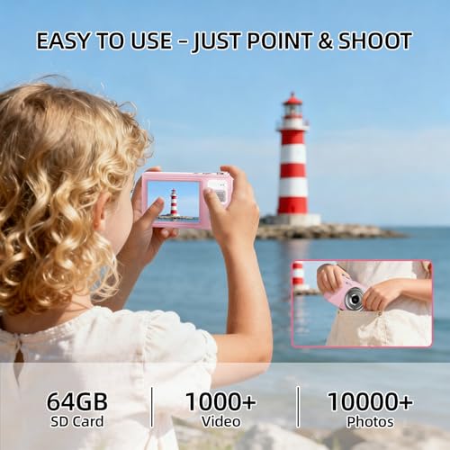 64MP 4K Digital Camera with 2.8" IPS Screen and 16X Zoom U6469