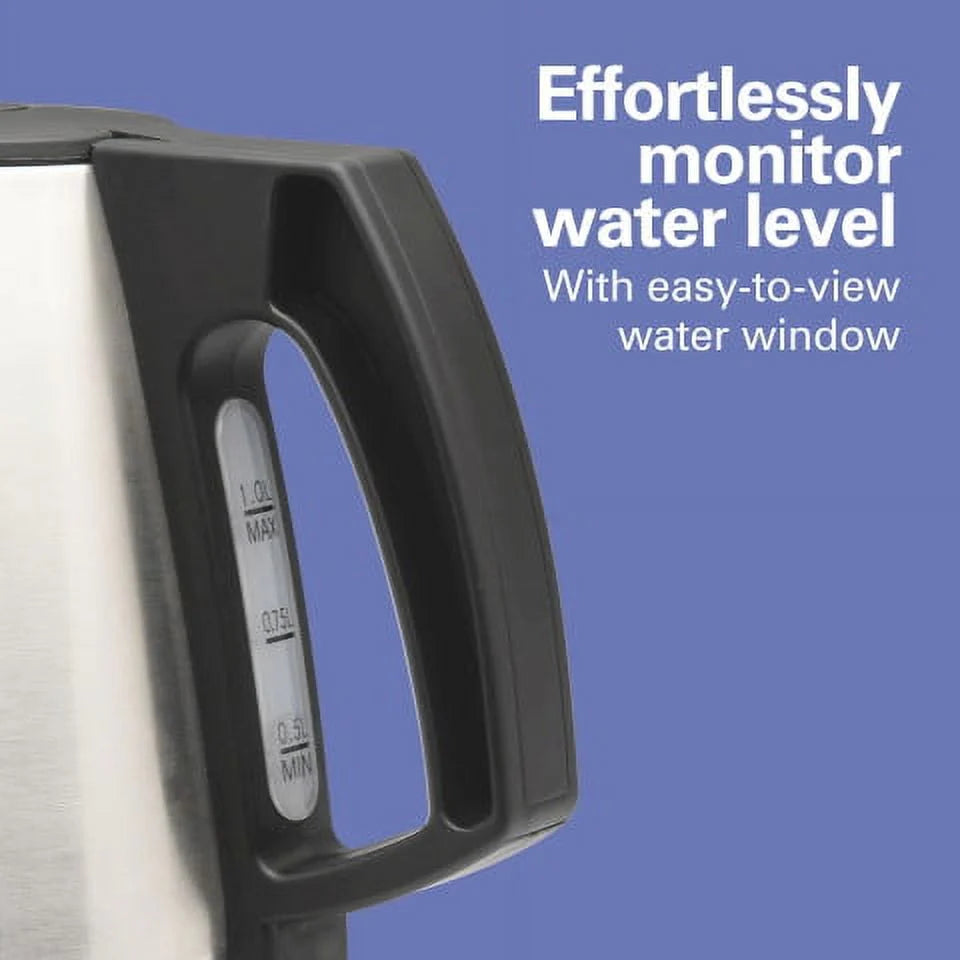 1 Liter Stainless Steel Electric Kettle M378793