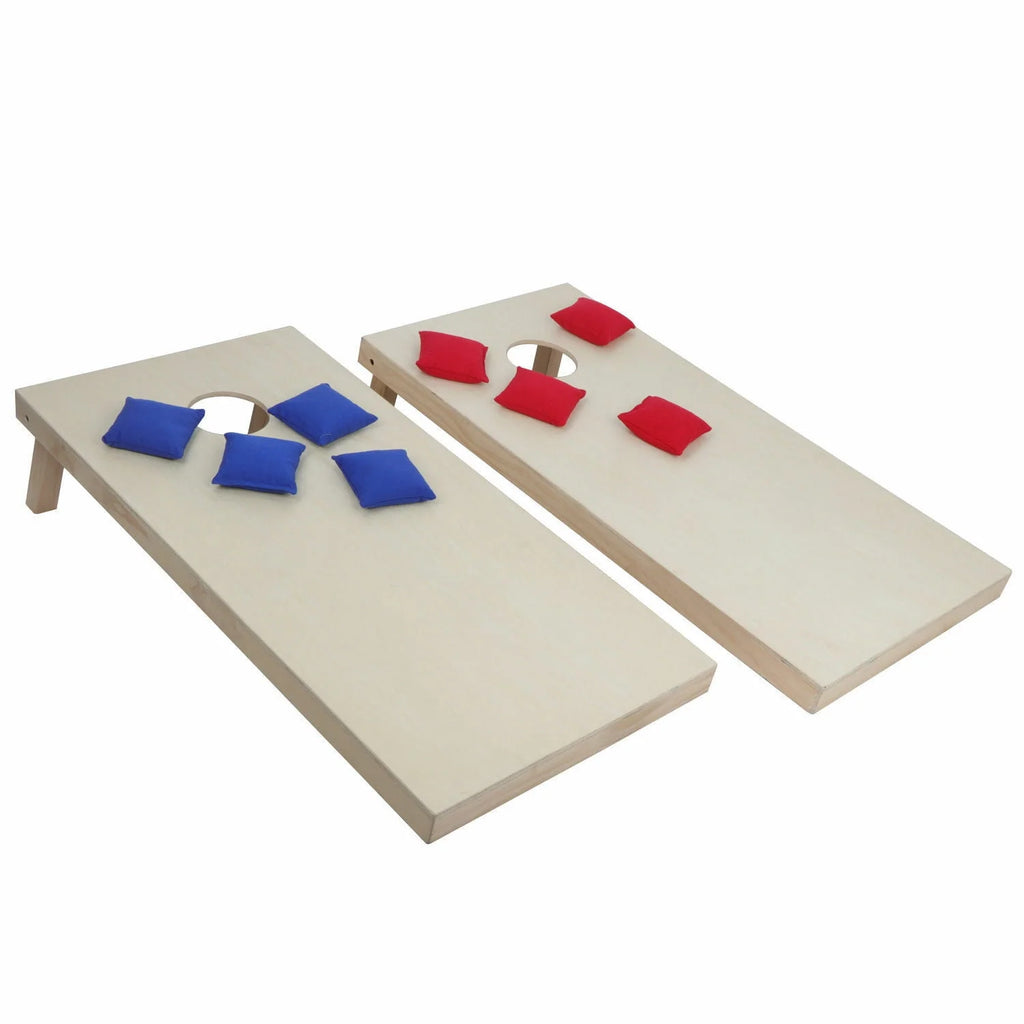 4FT x 2FT Wood Cornhole Bean Bag Toss Game Set with Carry Case G65470