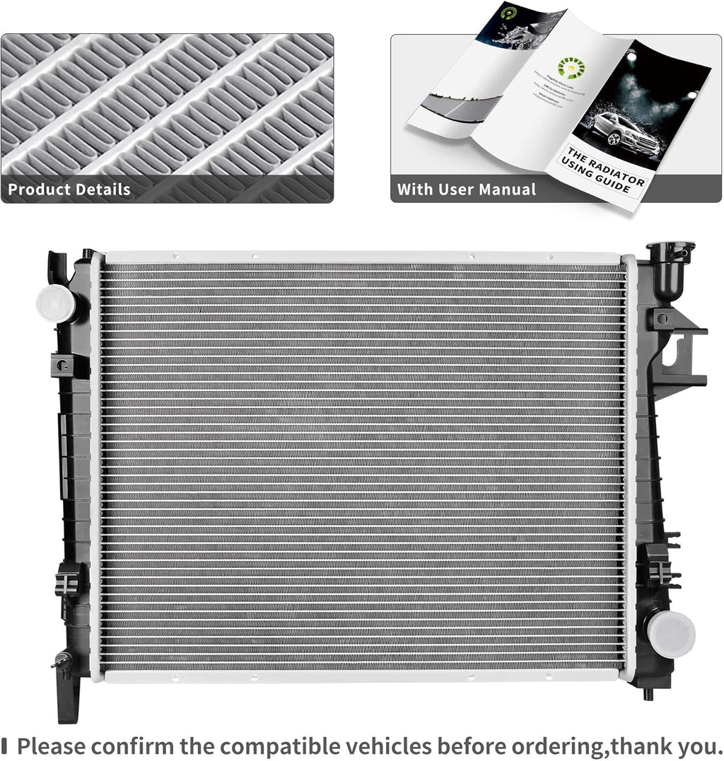 Radiator Compatible with 2004-2008 Dodge Ram 1500, 2004-2009 Dodge Ram 2500 3500 5.7L V8 K7367