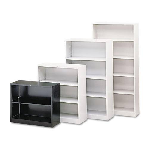 Metal Bookcase Three-Shelf Putty V21788