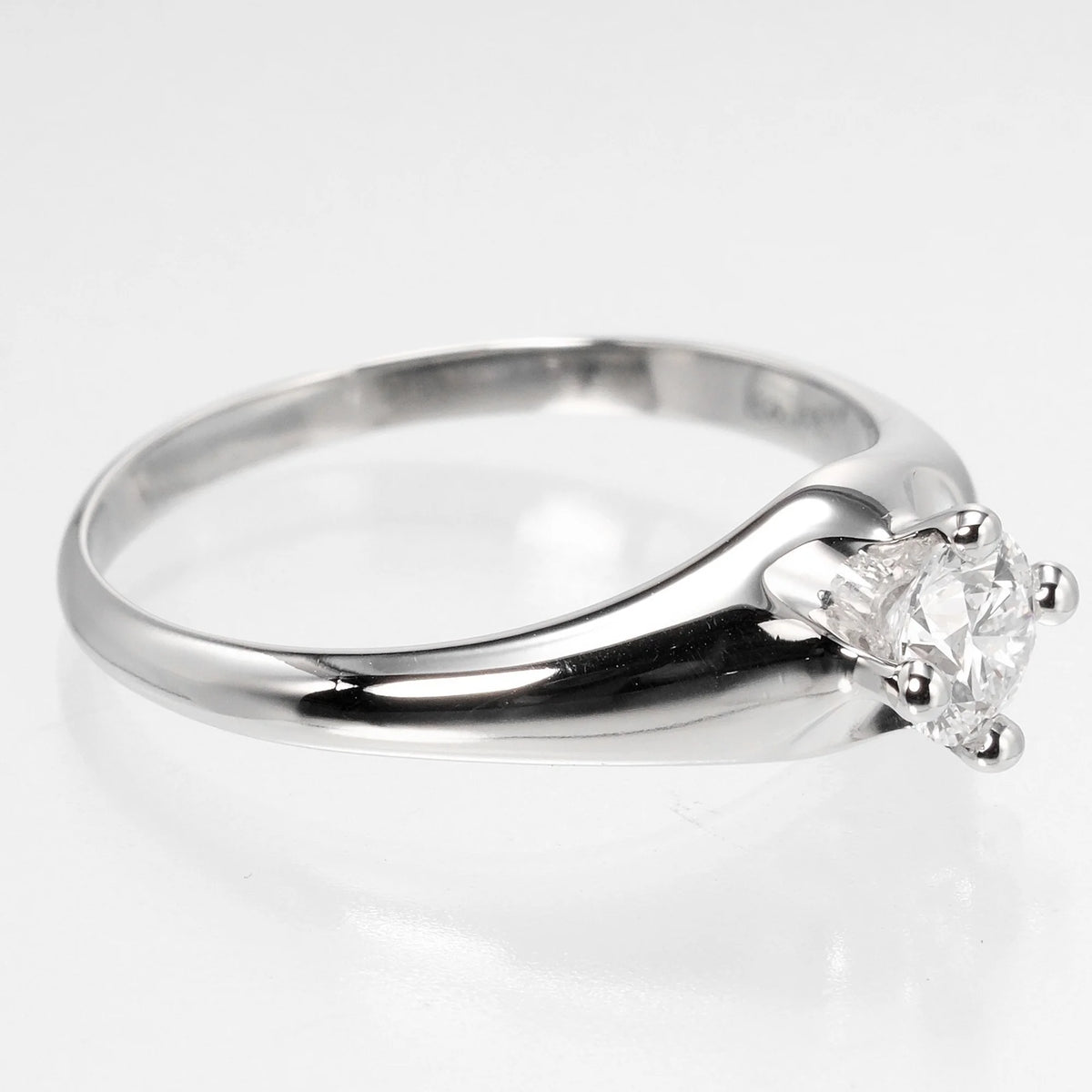 Solitaire Ring Platinum Diamond T458456
