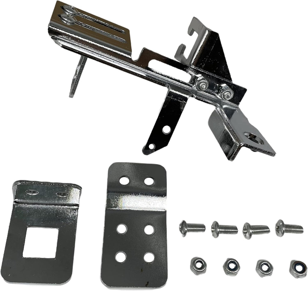 Chrome Steel Adjustable Carburetor Linkage Bracket Kit T543